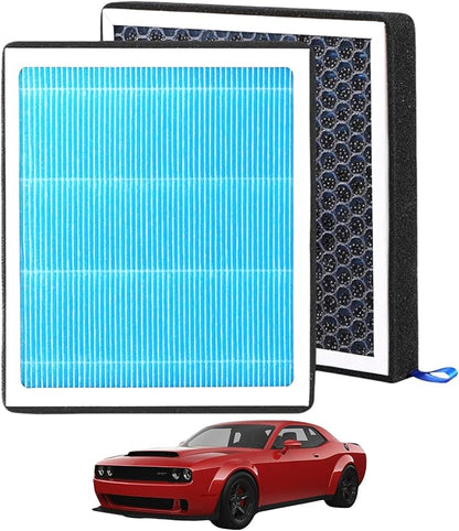 CF11668 Cabin Air Filter With Activated Carbon For 2011 2012 2013 2014 2015 2016 2017 2018 2019 2020 2021 2022 2023 Chry sler 300, Do-dge Challenger/Charger
