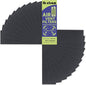 Carbon Filter 4 x 12 Inch 24 Pcs Activated Charcoal Air Vent Floor Heater Pre-Filter Sheet Work in Home Air Purifier, Register, Ceiling 4" x 12" 24-Pack (Carbon Black) Hoctsom
