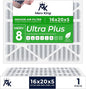 MervKing 16x20x5 Air Filter Actual Size: 15.88" x 19.88" x 4.38" MERV 8 MPR 600-700 | MADE IN USA | 1-Pack | Pleated HVAC AC Furnace Replacement