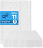 10x20x1 MERV 11 Air Filter, Quality AC/HVAC Furnace Filter，2 Reusable ABS Frame + 8 Pack Replaceable Filter Media，Breathe Fresher and Cost-effective