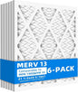 (6 Pack) 21 1/2x23 5/16x1 Air Filter, MPR 1900 & FPR 10, MERV 13 Pleated Air Filter (Actual Size:21 1/2x23 5/16x3/4 inch)