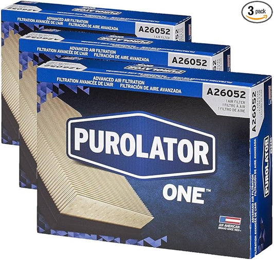 Purolator A26052 PurolatorONE Advanced Engine Air Filter Compatible With Select Honda Fit (Pack of 3)