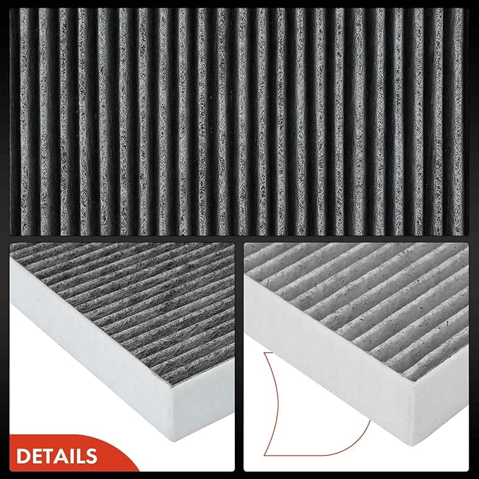 A-Premium Cabin Air Filter with Activated Carbon Compatible with Infiniti M35h 2012-2013, M37 2011-2013, M56 2011-2013, Q70 2014-2019, Q70L 2015-2019 Replace# 272771ME0B