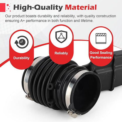 16576-3JA0A Engine Air Intake Hose for 2013-2016 Nissan Pathfinder 3.5L, 2015-2023 Murano / 2013 Infiniti JX35,2014-2016 QX60 Replaces# 165763JA0A, 004B, A27624，696-039 (165763JA0A, 1PCS)