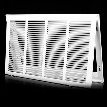 24 x 14 Return Air Grille [Duct Opening Size],Return Air Vent Cover for Wall Or Ceiling,Steel Return Air Filter Grilles Removable Face/Door for 1 Inch Filters (24"W x 14"H [Duct Opening])