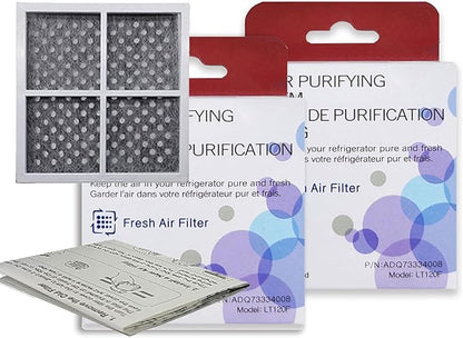 [LT120F Air Filter OEM Mania] LT120F 2-PACK NEW OEM Produced for LG Kenmore Refrigerator Air Filter Replacement Part - 6 Month Fresh Air Purifying System Compatible LT120F Kenmore Elite 469918