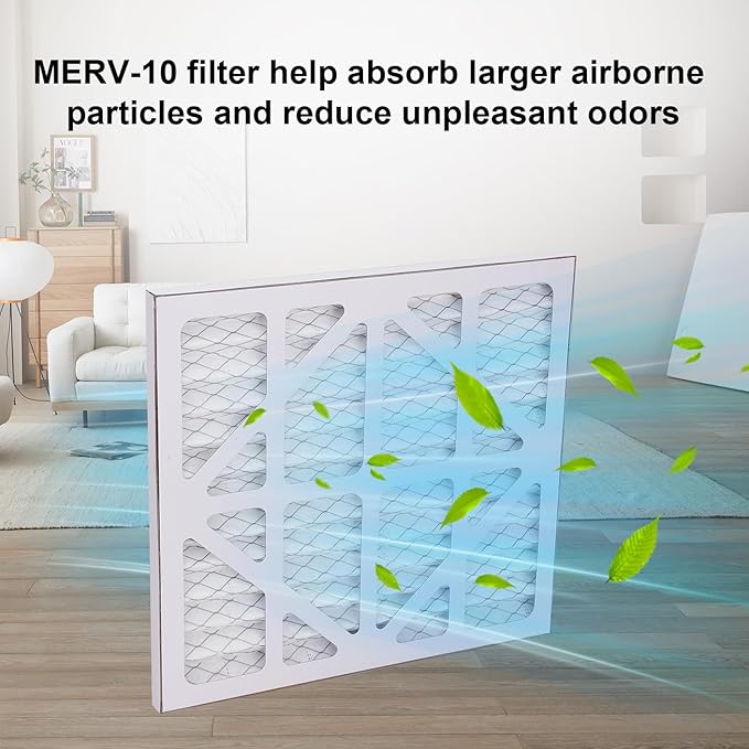 GreeSuit 5 Pack MERV-10 Pre-Filter Replacement Compatible with AlorAir CleanShield HEPA 550 Air Scrubber and Abestorm HEPA 550 Air Scrubber - 5 Pack