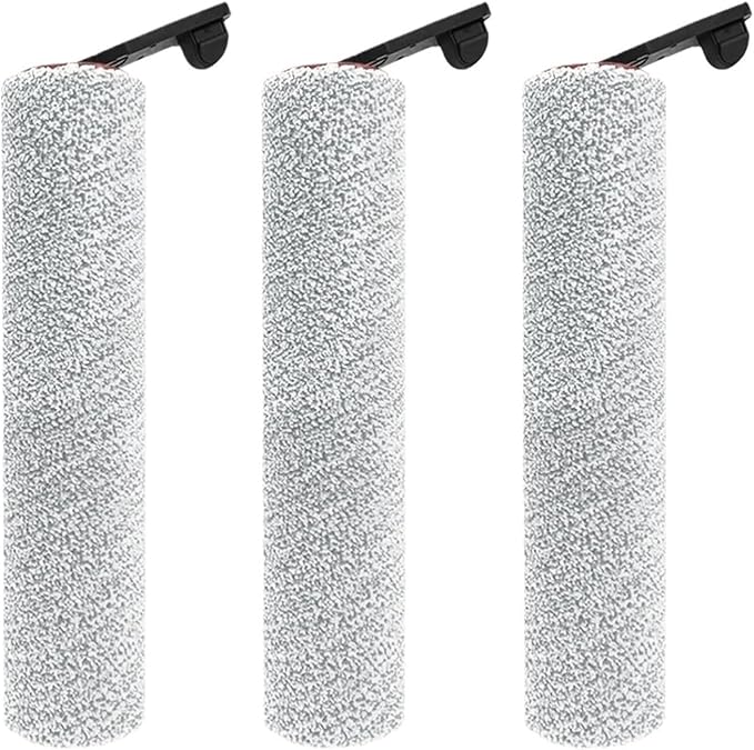 1/3pcs Floor Scrubber Roller Brush Main Brush ，Compatible For MOVA X4 Pro， Wet Dry Vacuum Cleaner Home Appliance Accessories(3pcs)