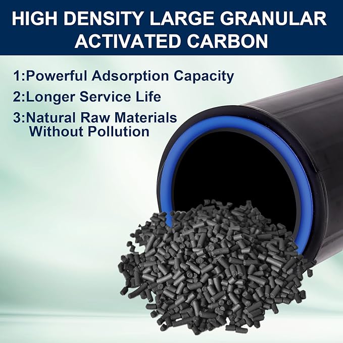 FC-50 Replacement Filters Compatible with Vitamix Foodcycler FC-50, FC-30 Models, Activated Carbon Odor Absorbing Filter, Compost Bin Odor Eliminator for Kitchen (4 Packs)