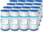 Membrane Solutions 50 Micron Pleated Water Filter Home 10"x4.5" Whole House Heavy Duty Sediment Replacement Cartridge Compatible with ECP10-1,ECP20-BB,R50-BBSA,FXHSC,CB1-SED10-BB (16 Pack)