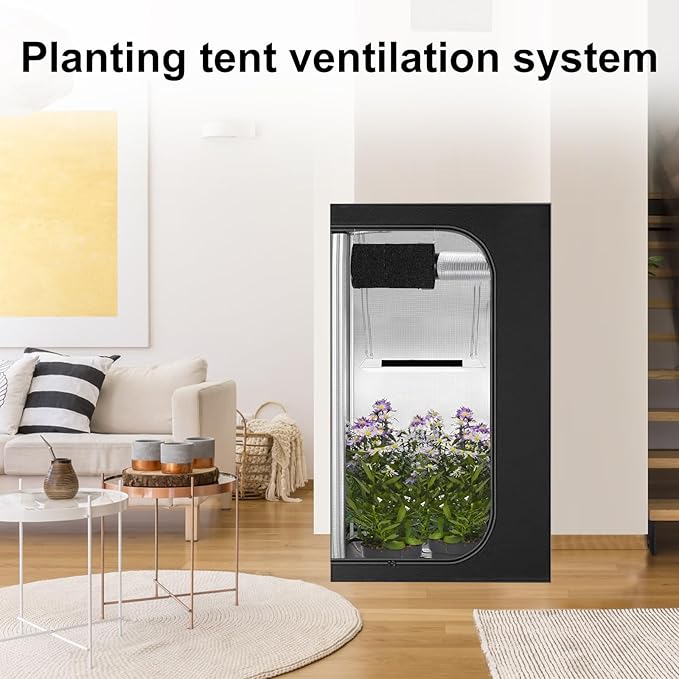 ATOUR 4 Inch Air Carbon Filter with Australian Virgin Charcoal – Odor Control. Built-in 5.5" Quiet Fan with Speed Control, for Inline Duct Fans & Grow Tents. Includes Vent Cover + Pre-Filter 4"x13.4"