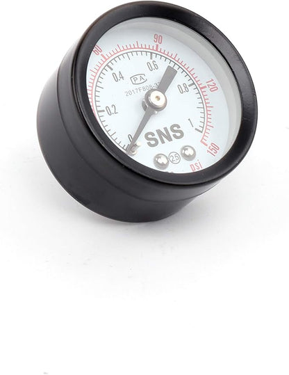 SNS Air Pressure Regulator Female Thread 1/8 NPT 0-150 PSI Adjustable, Bracket, With Gauge AR2000-N01