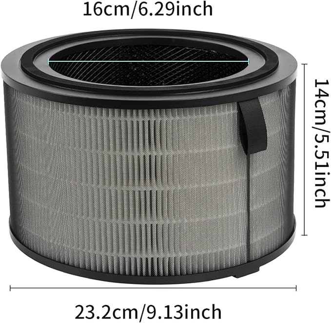 Air Filter, Compatible For Philips, Air Purifiers AC0950/10 AC0951/13 AC0820/10 AC0830 AC0650/10 AC0651/10 AC3210 AC3220 AC4220(FY0611)