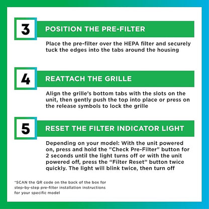 Filterbuy Activated Carbon Pre-Cut Filter HRF-A200 Replacement for Honeywell Air Purifier (4-Pack, Made in USA)