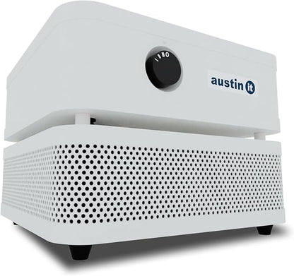 Austin Air it Room Air Purifier with VOC Carbon Wrap Air Filters - Personal Air Filter Single Room Air Purifiers - Portable Allergy Purifier - Stylish Tabletop Purifier for Dust, Model C100CC1