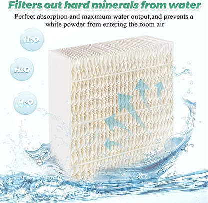 1043 Super Humidifier Wick Filters (2Pack) Replacement for Essick AirCare Evaporative Humidifier Filter EP9500 EP9700 EP9800 831000 821000 826000 826800, Bemis Space Saver 800 8000 Series by Techecook