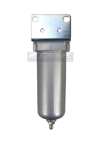 HEAVY DUTY INDUSTRIAL GRADE COALESCING FILTER WITH 0.01u MICRON ELEMENT, 5oz - 11oz METAL BOWL, REMOVES 99.98% MOISTURE, VAPOR AND OIL FROM COMPRESSED AIR LINES, (1/2" NPT, 5oz BOWL)
