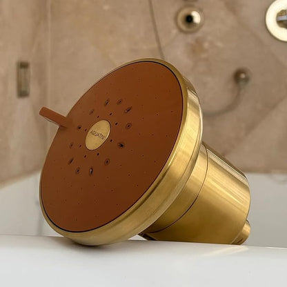AquaTru Shower - High Pressure Shower Filter Removes Impurities from Hard Water to Support Healthy Skin, Scalp, Hair, Reduce Breakage, and Enhance Your Beauty and Self-Care Routine (Brushed Nickel)