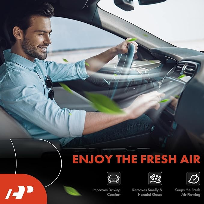 A-Premium Cabin Air Filter with Activated Carbon Compatible with Hyundai Santa Fe 2009-2011 & Kia Sorento 2011-2015, Replace# 971331U000