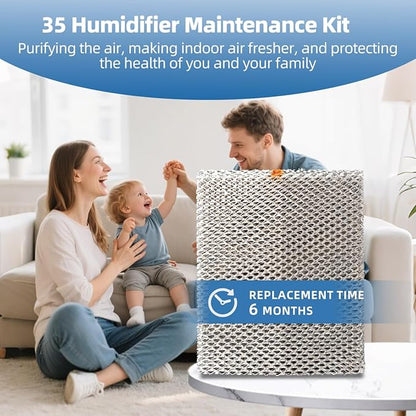 35 GA35 Replacement Humidifier Water Panel Evaporator Compatible with Aprilaire H635EZ1A 4839 Kit Filter or 560, 568, 600, 700, 760, 768 350, 360, 10" x 13" x 1.75" 2-Pack