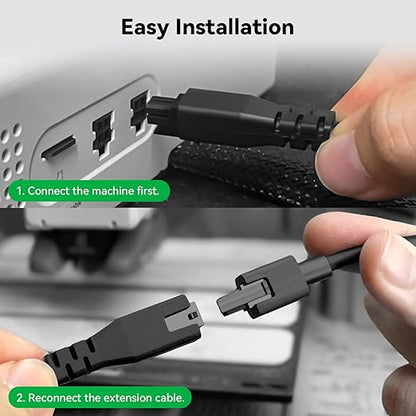 UniTak3D Extension Cable for Bambu Lab AMS Lite,39.37in 4-Pin Cable with Magnetic Ring Filter Compatible with Bambulab A1/A1mini AMS-Lite 3D Printers(Not for X1/P1 Series)