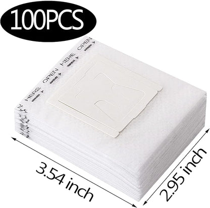 100PCS Portable Coffee Filter Paper Hanging Ear Drip Coffee Single Drinker Disposable Drip Coffee Filter Bags - Suitable for Home, Office, Travel and Camping