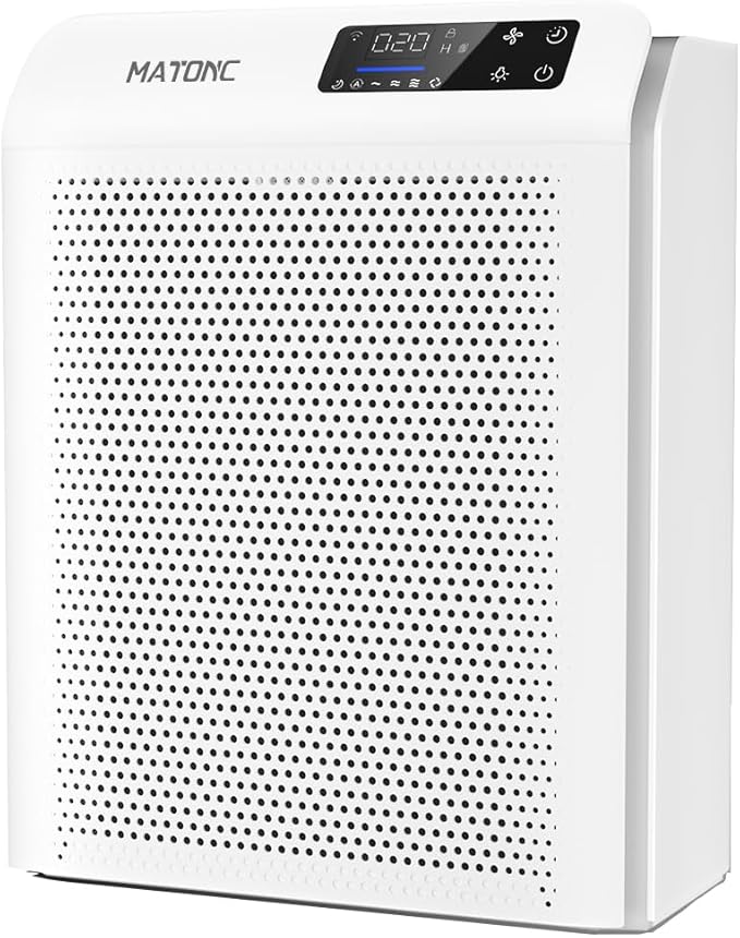 HEPA Air Purifiers for Home Large Room Up to 3500 Ft², Smart WiFi App Control,Ultra-Quiet Sleep Mode, Auto Mode and PM2.5 Air Quality Display Air Cleaner for Bedroom Living Room Office
