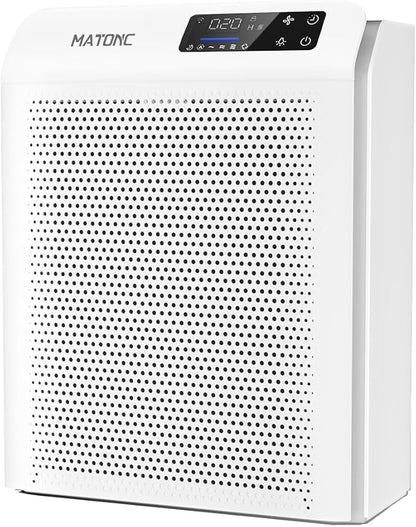 HEPA Air Purifiers for Home Large Room Up to 3500 Ft², Smart WiFi App Control,Ultra-Quiet Sleep Mode, Auto Mode and PM2.5 Air Quality Display Air Cleaner for Bedroom Living Room Office