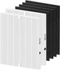 AP-1512HH replacement filter Compatible with Coway Airmega AP-1512HH,2 Filters and 4 Carbon Pre-Filters