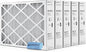16x25x4 Air Filter Replacement MERV 11, FC100A1029 Pleated HVAC AC Furnace Filters with Wholesalehome Cleaning Cloth, 5-Pack (Actual Size: 15.94 x 24.86 x 4.38 Inches)