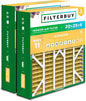 Filterbuy 20x25x6 Air Filter MERV 11 Superior Pet & Allergy Defense (2-Pack), Pleated HVAC AC Furnace Filters for AprilAire Space-Gard 201, 2200, 2250, & Lennox (Actual Size: 19.75 x 24.25 x 6.00)