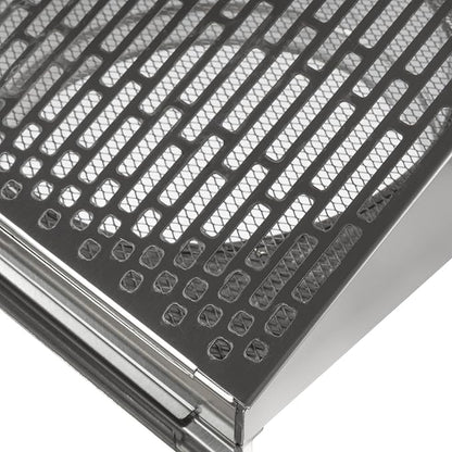Vent Systems 8" Inch Exhaust Vent Cover with Rubber Gasket - Stainless Steel - Robust Weatherproof Outdoor Air Exhaust Box - Duct or Surface Mounting - Rain and Snow Protection