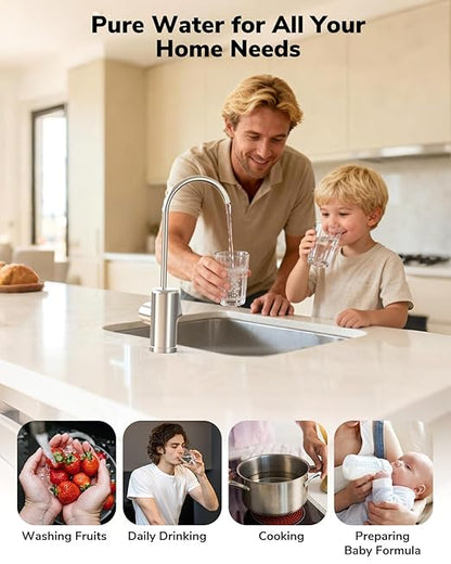 Ecoviva E8 800 GPD Reverse Osmosis Water Filter
