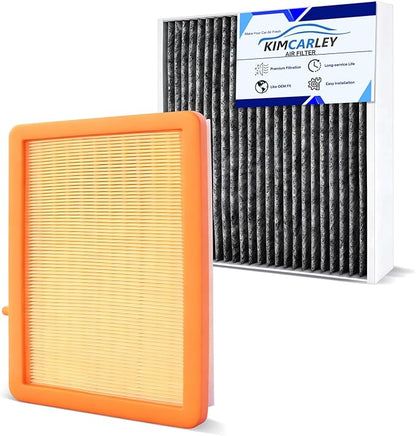 Cabin & Engine Air Filter Set Accessories for Chevrolet Chevy Equinox 2018-2025 2026, GMC Terrain 2018-2025 2026 Activated Carbon Automotive Engine Cabin Air Filter Replacement for CA12260 CF11966