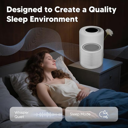 Core 200S Replacement Filter Compatible with LEVOIT Core 200S and Core 200S-P Smart WiFi Air Purifier, 3-in-1 H13 True HEPA Activated Carbon Filter, Core 200S-RF, White, 3 Pack