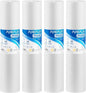 PUREPLUS 20 Micron 20" x 4.5" Whole House Sediment Home Water Filter Replacement Cartridge, Compatible with DGD-5005-20, AP810-2, P5-20BB, FP25B, FPMB5-20, 155358-43, SDC-45-2005, 4 Pack
