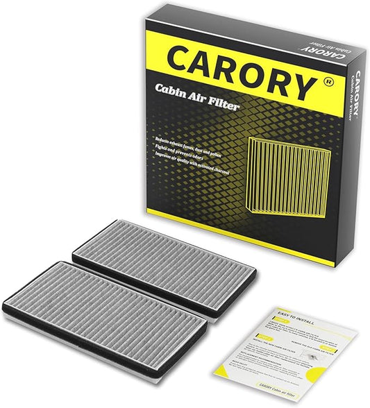Cabin Air Filter w/Activated Carbon for Chevy, GMC, Cadillac Select Models - Silverado 1500/2500, Suburban, Avalanche 1500, Tahoe, Sierra 1500, Yukon, Escalade, and More