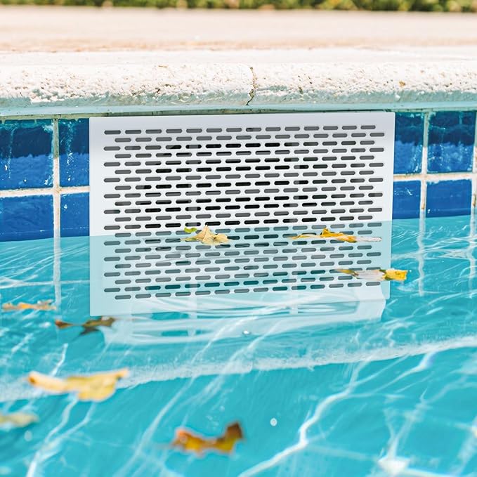 Pool Skimmer Guard Kit Pool Skimmer Screen Net Skimmer Catcher Leaf Shield Net for Inground or Above Ground Pools Debris Easy Assembly Prevent Blockage Anti-Rust & Anti-Corrosion