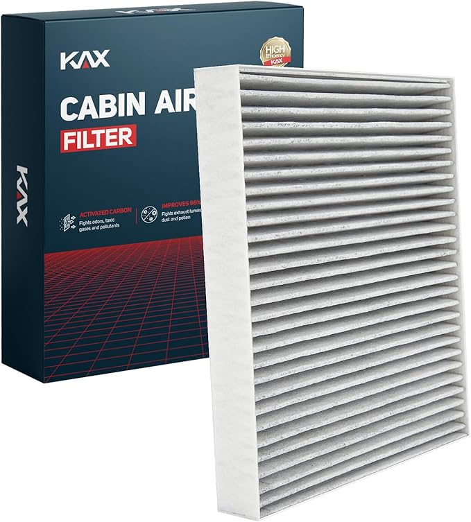 KAX Cabin Air Filter with Activated Carbon, CF10743 Replacement for Grand Caravan, Town&Country, G37, Q50, G37, Armada, QX80, M35, Routan