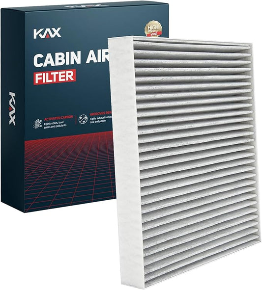 KAX Cabin Air Filter with Activated Carbon, CF10743 Replacement for Grand Caravan, Town&Country, G37, Q50, G37, Armada, QX80, M35, Routan