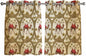 2 Panel Kitchen Cafe Curtains, Brown Desert Camels Sunlight Filtering Nature Air Through, Home Decor Window Covering Tier Curtains for Bedroom Living Room Tropical Date Coconut Trees Cords Leaves