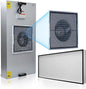 HEPA H14-Filter Laminar Flow Hood Updated FanFilter Unit（Include HEPA Filter）100/ISO Class 5 Cleanroom/Laboratory/Cleanroom/Mushroom Room, Laminar Air Flow Hood(46.2"x22.6"110V)