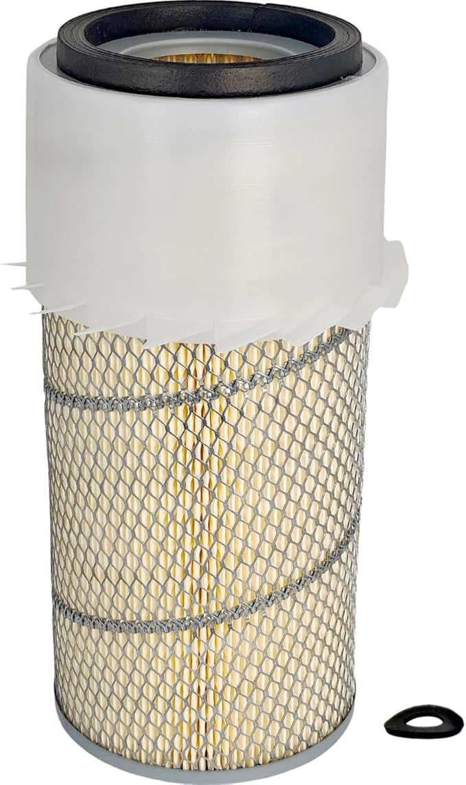 Outer Air Filter 384812R93 AH19852 Compatible with John Deere 244E 244H 84 300 300B 301A 302 302A 310 310A 350 350B 350C 380 Compatible with Case IH Farmall 706 656 Tractor 3035558R1 AT17370T