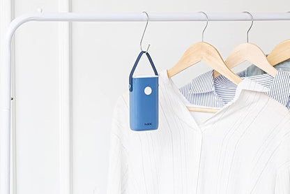 HubiCare Mini Portable Air Purifier - Cordless Air that does not require a HEPA filter & Eliminates Odors - Cars, Pet Litters, & Shoe Closet (Blue)