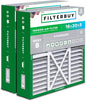 Filterbuy 16x20x5 Air Filter MERV 8 Essential Dust & Allergy Defense (2-Pack), Pleated HVAC AC Furnace Filters for Honeywell FC100A1003, Lennox X0592, and More (Actual Size: 15.75 x 19.75 x 4.38)