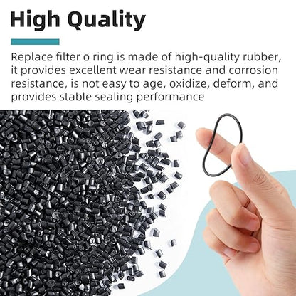 CCF218 Impeller Retaining O Ring Compatible with Penn-Plax Cascade 700 1000 1200 1500 Cartridge Filters Aquarium Filter Parts Accessories - 2 PCS