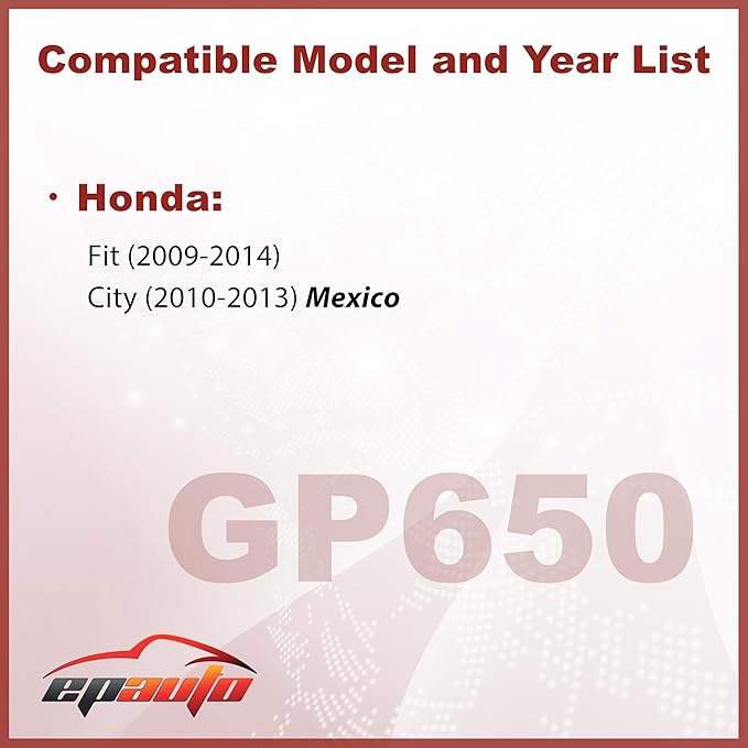 EPAuto GP650 (CA10650) Engine Air Filter Replacement for Honda Fit Gas (2009-2014) – Rigid Panel Filter for Improved Engine Airflow, Fuel Efficiency, and Engine Protection