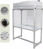 INTSUPERMAI Vertical Laminar Flow Hood Air Flow Clean Bench Workstation with HEPA Aluminum Blade Fan Rated Air Volume 706cfm Dust Free Room Workshop for Dust Free Work Operatiom 110V