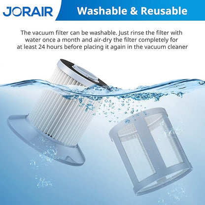 2156A Replacement Vacuum Filter Compatible with Bissell Zing 2156, 2156A, 2156E,1665, 16652, 1665W Zing Bagless Canister Vacuum Cleaner, Compare to Part 1613056, 4 Pack