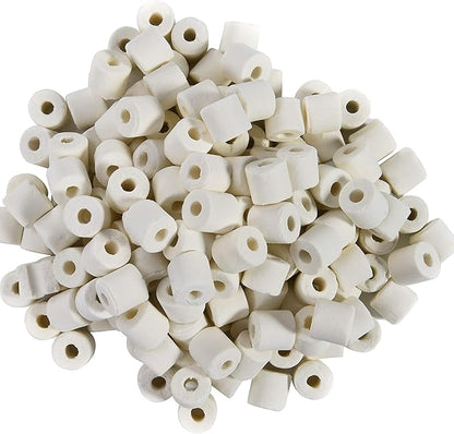 JIH Aquarium Bio Ceramic Rings Filter Media for Pond Fish Tank Canister Filter (4 lbs)